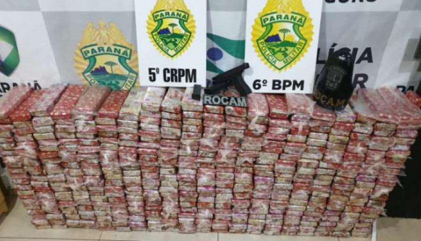 Polícia Militar apreende 260 Kg de maconha em Cascavel