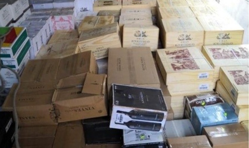 Polícia Militar apreende vinho argentino avaliado em aproximadamente R$ 730 mil