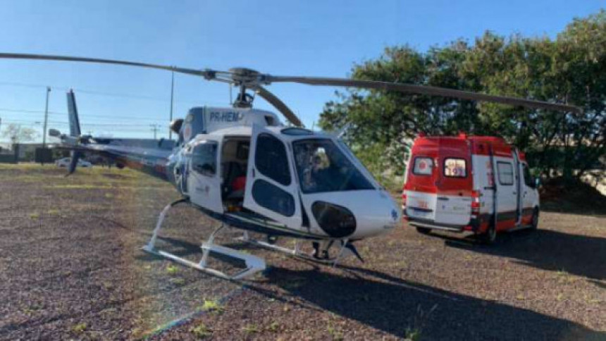 Agricultor tem perna amputada em maquinário em Espigão Alto do Iguaçu