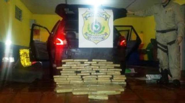Traficante é preso na BR 163 e levaria droga até Realeza