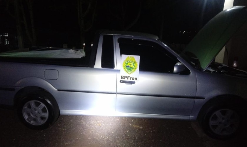 BPFRON apreende veículo adulterado em Capitão durante Operação Hórus