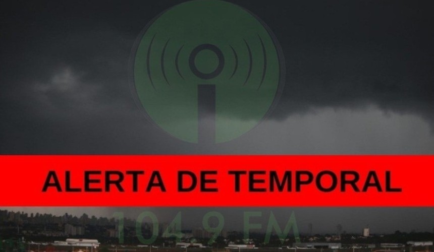 Defesa Civil alerta para temporal em Capitão