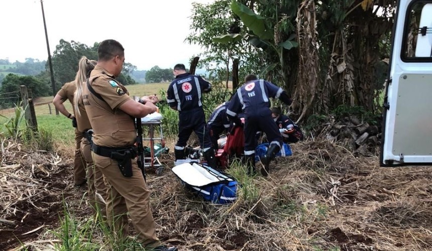 Suspeito de matar homem na Linha São Roque em Realeza é preso; na delegacia ele contou a motivação do crime