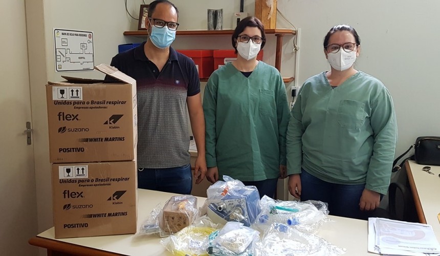 Dois respiradores mecânicos são entregues ao hospital de Capitão