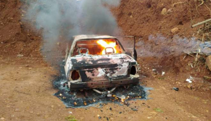 Homem é morto a tiros e carro da vítima é incendiado em Matelândia