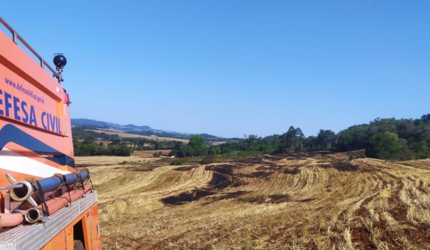 Incêndio ambiental atinge cerca de 28 mil m² de área no interior de Santa lúcia