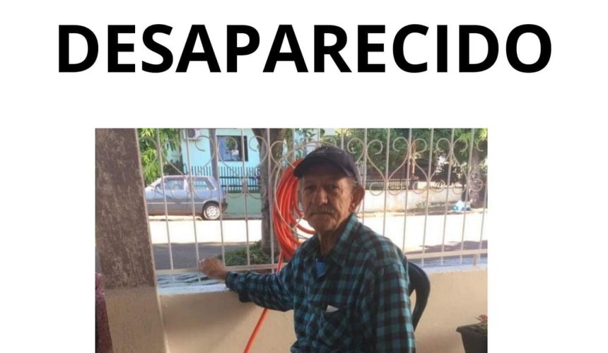 Família procura por senhor de 65 anos que está desaparecido em Realeza