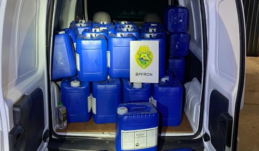 BPFron apreende carga de agrotóxico em Santa Terezinha de Itaipu