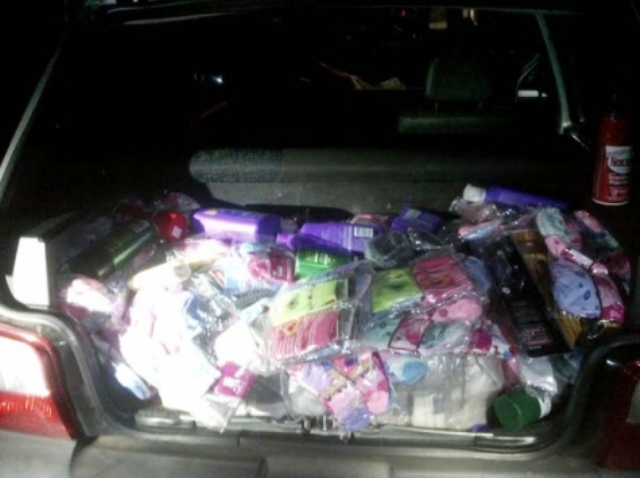 BPFron apreende carro com contrabando em Nova Prata