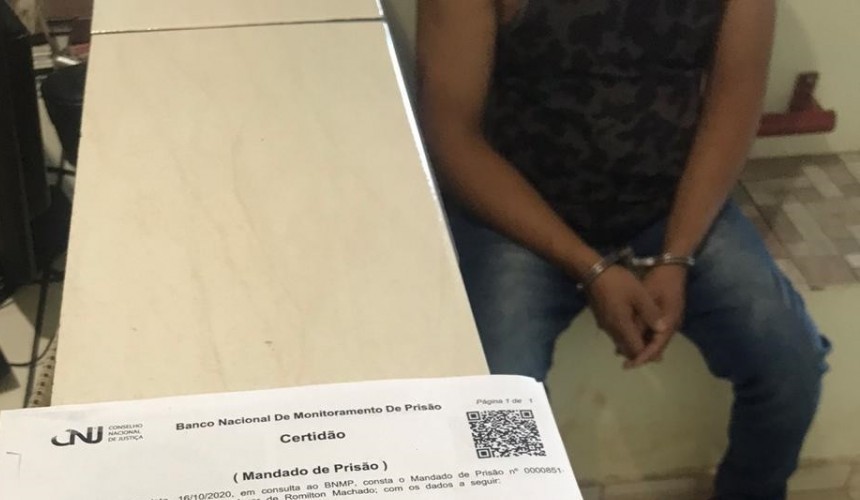 ROTAM cumpre mandado de prisão e prende suspeito em Lindoeste