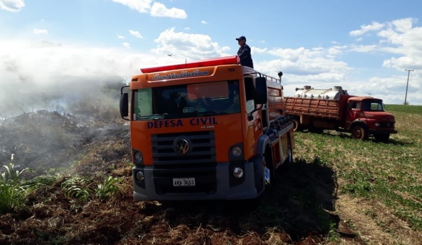 Bombeiros combatem quatro incêndios durante feriado de finados em Capitão