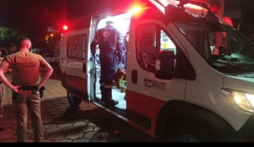 Jovem de 21 anos que engoliu droga é socorrido pelo Samu na delegacia de Cascavel