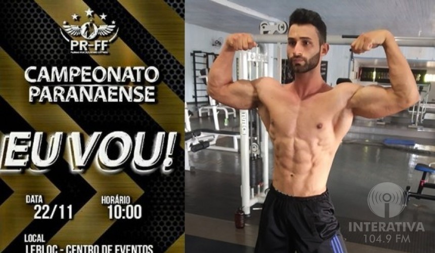Marquesiense disputará neste fim de semana o Campeonato Paranaense de Fisiculturismo