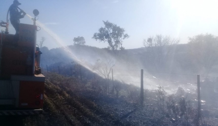 Propriedade no interior de Boa Vista volta ser alvo de incêndio ambiental