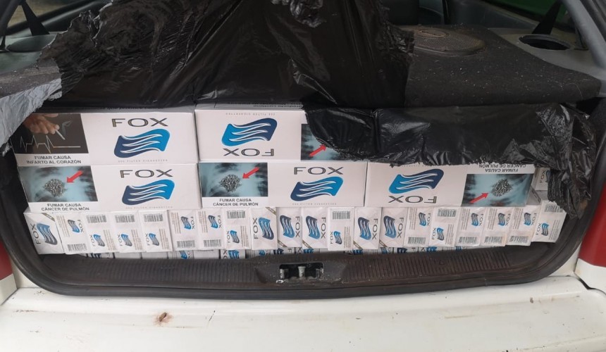 Polícia Militar de Realeza realiza apreensão de cigarros contrabandeados