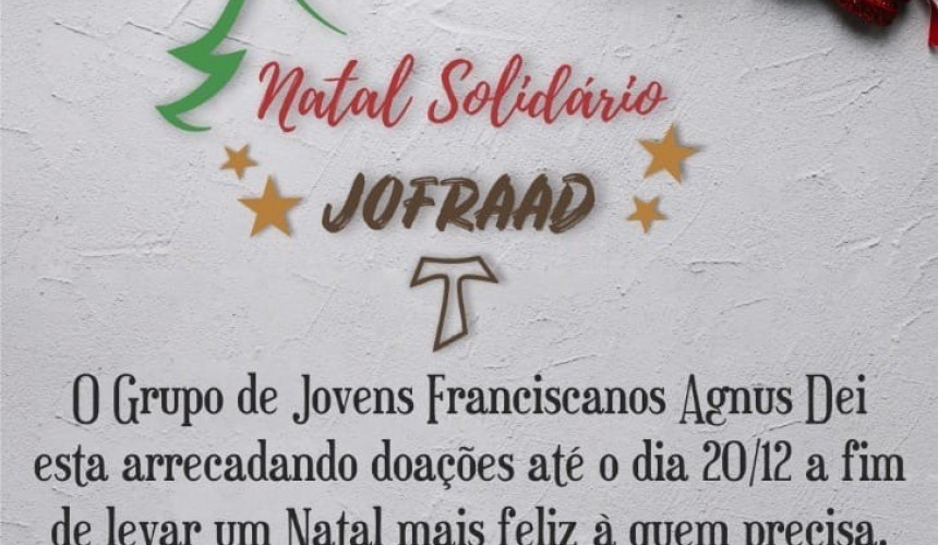 Grupo de Jovens de Capitão promove ‘Campanha Natal Solidário’