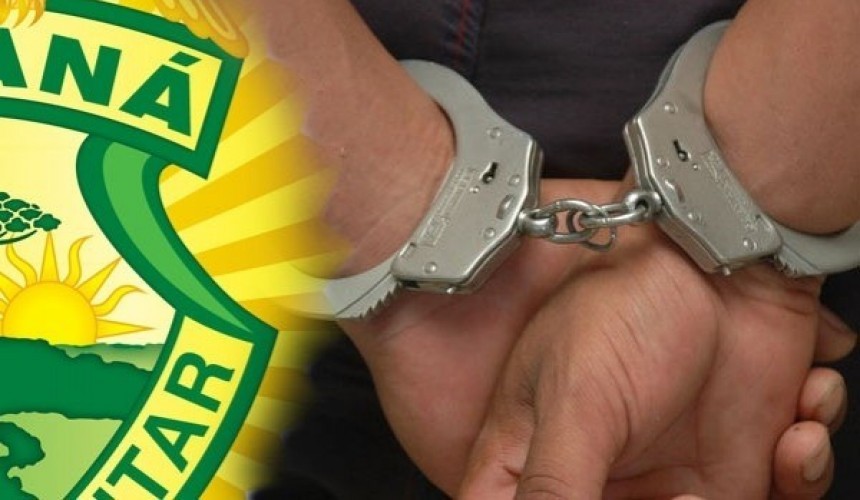 Homem é preso após agredir violentamente a esposa com cabo de rodo, em Flor da Serra do Sul