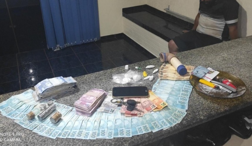 Suspeito de tráfico de drogas é preso em Capitão