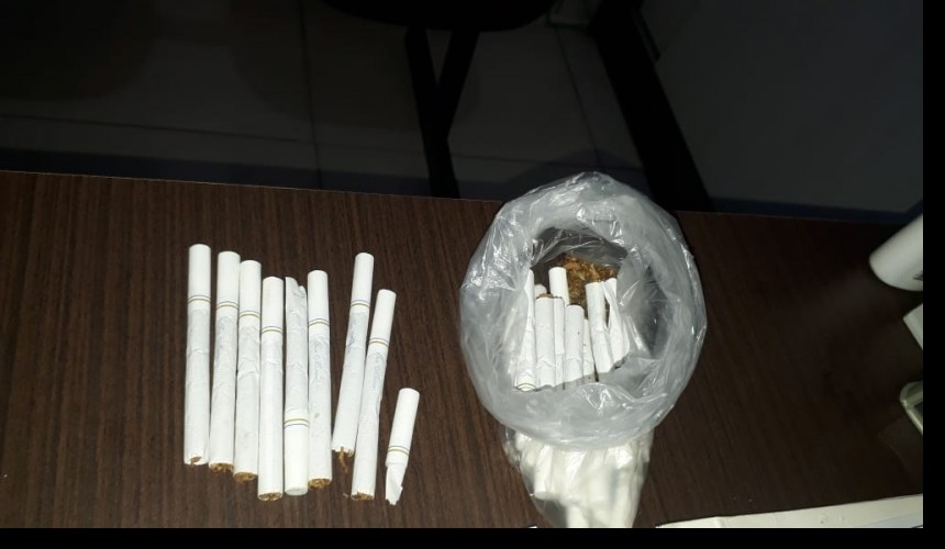 Mulher é presa ao tentar entrar com maconha na cadeia pública de Capitão