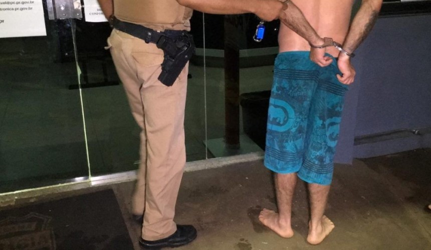 Homem é preso após atirar contra a própria mãe, que foi levada em estado grave ao HUOP, em Cascavel