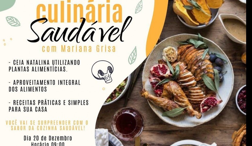 Workshop de Culinária Saudável será realizado em Capitão