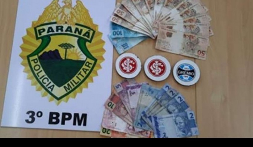 Três homens são presos por aplicar golpe do 'jogo das bolinhas', em Chopinzinho