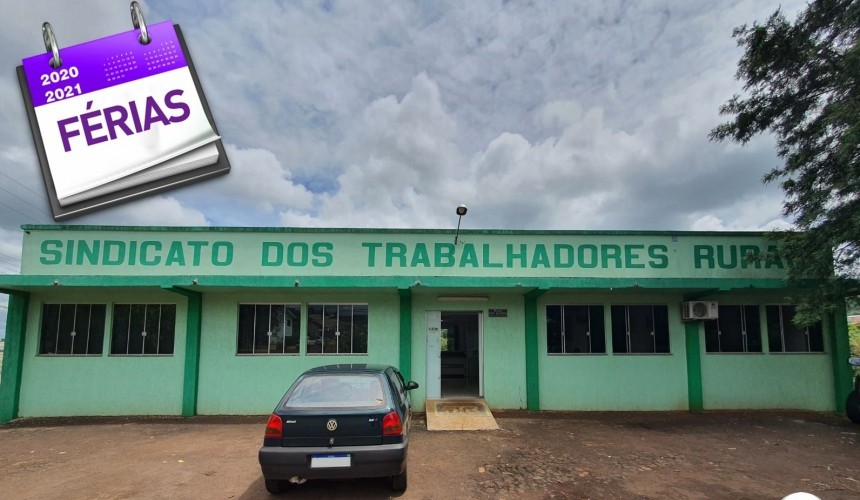 Sindicato dos Trabalhadores Rurais de Capitão entra em férias a partir de hoje