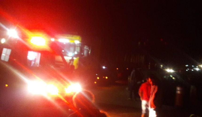 Duas pessoas ficam feridas após acidente na BR 163, em Santa Lúcia