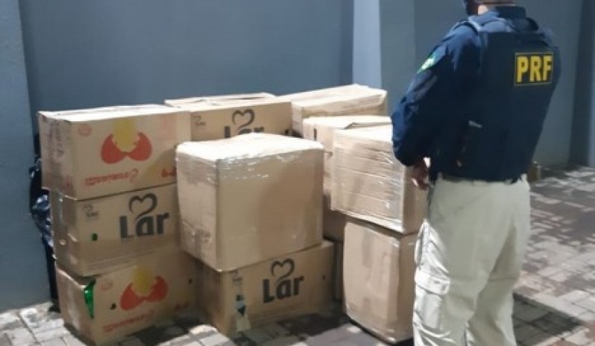 PRF e PM apreendem mais de uma tonelada de maconha em Cantagalo