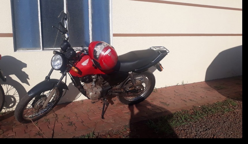 Após cair de moto, homem sem CNH é preso por embriaguez em Capitão