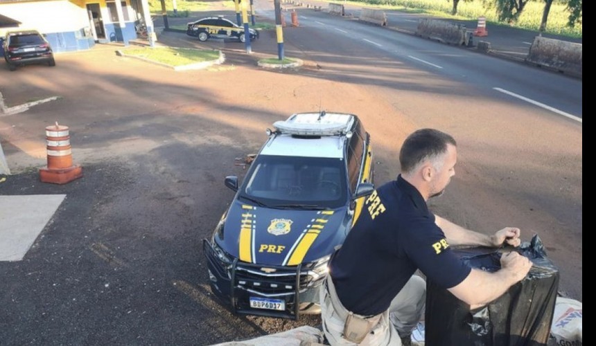 PRF apreende R$ 1 milhão em cigarros contrabandeados no Paraná
