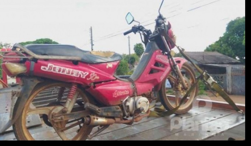 Moto com R$ 60 mil em débitos é apreendida pela Guarda Municipal em Sarandi