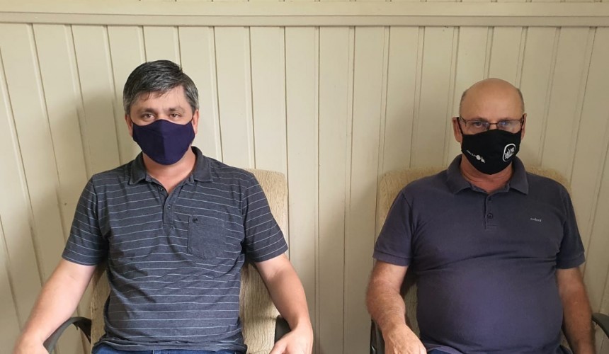 Presidente da FETAEP visita STR e novo prefeito de Capitão