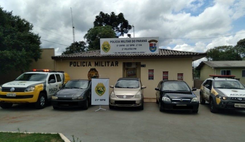 Polícia Militar intercepta comboio com mercadorias ilegais em Marmeleiro