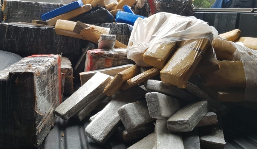 Mais de 680 quilos de maconha são incinerados em Capitão