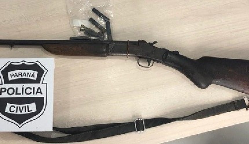 Polícia Civil de Capanema apreende arma de fogo usada para ameaças