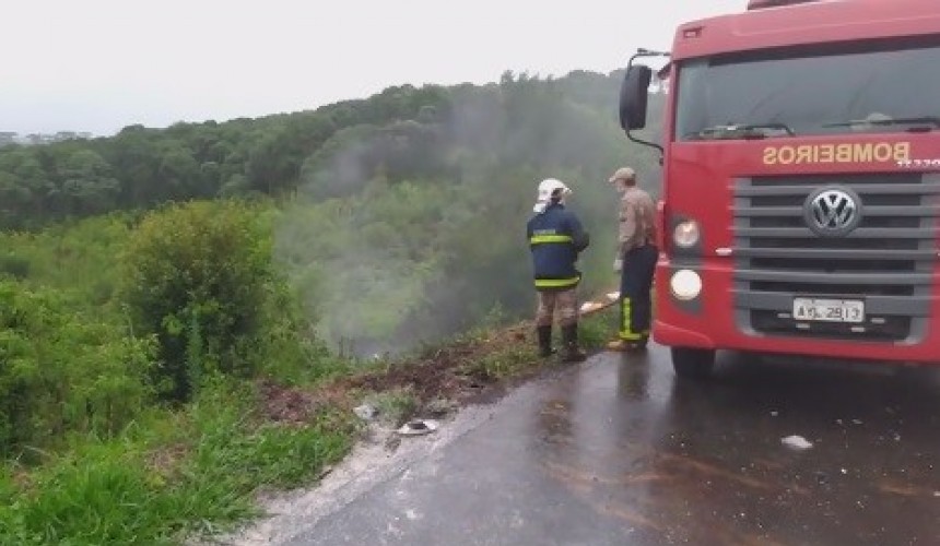 Casal morre em grave acidente na BR-373, em Chopinzinho