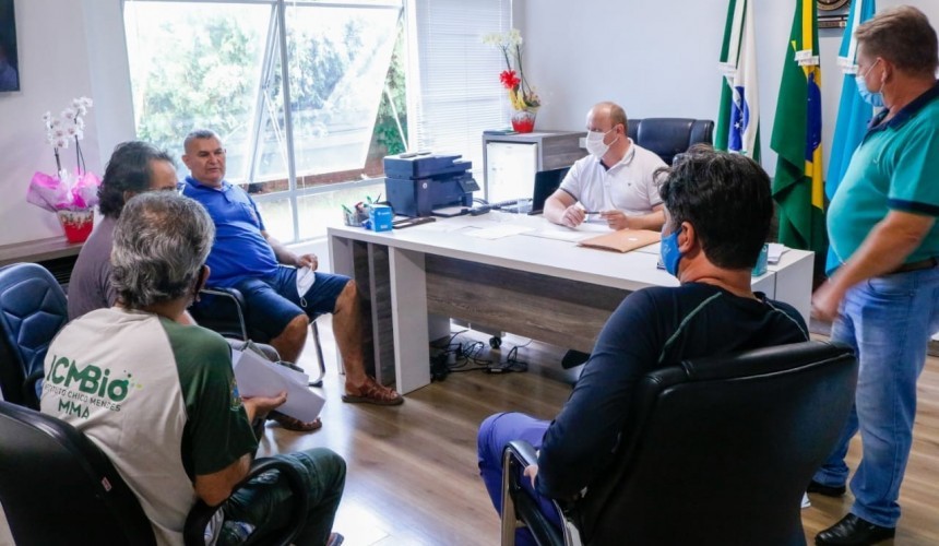 Em reunião com o ICMBio, Prefeito  discute projetos de preservação em  Capitão