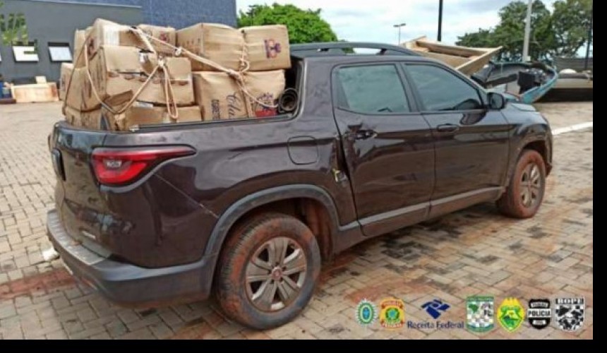 Comboio com carregamento avaliado em mais de R$ 900 mil é apreendido em Guaíra