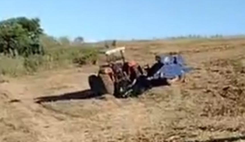 Homem de 54 anos morre ao cair de plantadeira agrícola, em Saudade do Iguaçu