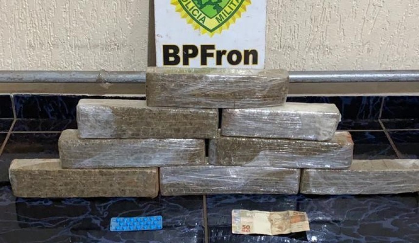 BPFRON apreende drogas e contrabando durante abordagens a ônibus em Capitão
