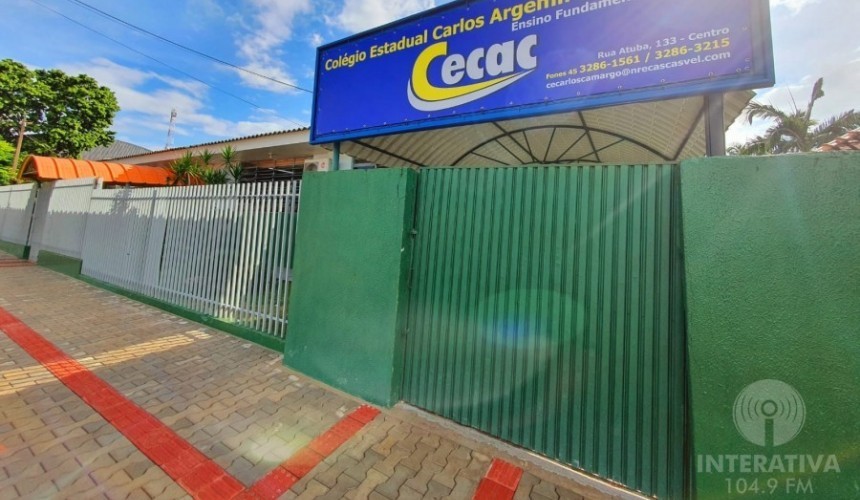 Alunos do Colégio Carlos Argemiro retornaram hoje as atividades presenciais em Capitão