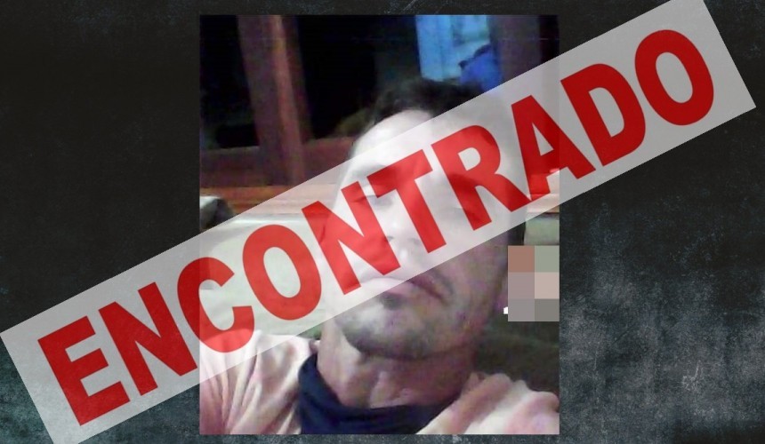 Homem desaparecido em Medianeira é encontrado em Capitão