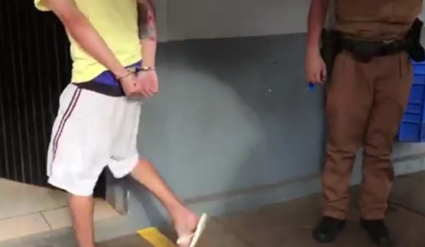 Após furtar picanha, jovem é detido pela Polícia Militar em Cascavel