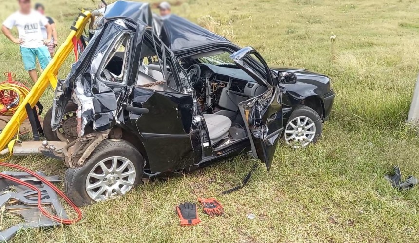 Criança morre após grave acidente na BR-163, em Barracão