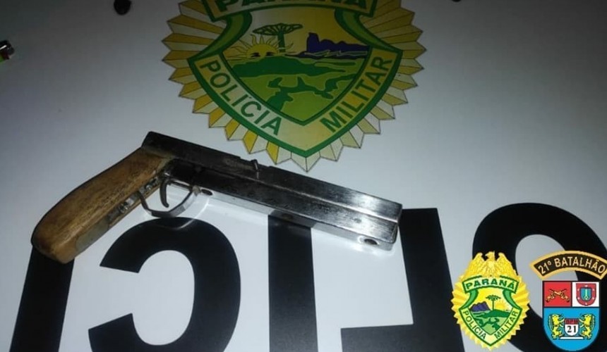 Homens são presos por embriaguez e porte ilegal de arma de fogo, em Salto do Lontra