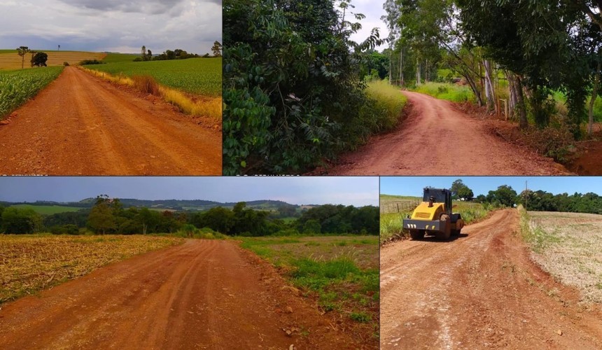 Estradas rurais de Capitão recebem cascalhamento e manutenção
