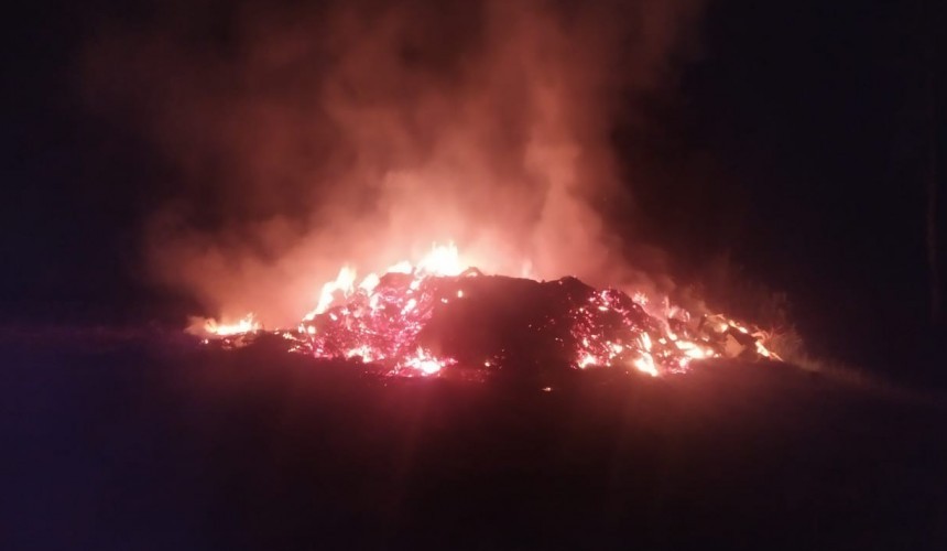 No mesmo dia, Corpo de Bombeiros de Capitão combate dois incêndios ambientais
