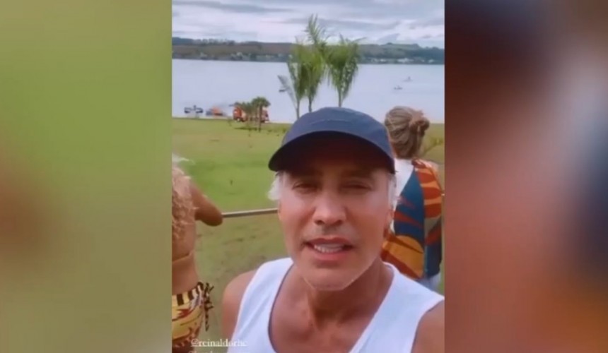 “Está tudo bem, graças a Deus” afirma homem que acompanhou ocorrência de incêndio em lancha em Boa Vista da Aparecida