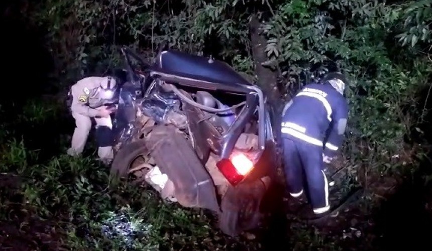 Criança de 5 anos vítima de acidente na PR-483, morre no hospital em Francisco Beltrão